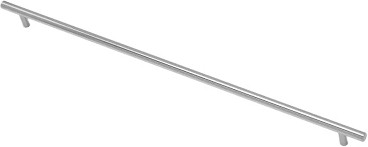 Architectural steel 19-3/8-in , 492mm Center to Center Stainless Steel Cylindrical Bar Drawer Pull