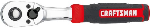 72 -Tooth 1/4-in Drive Comfort grip Handle Ratchet