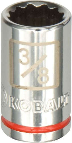 1/4-in Drive Standard (SAE) 3/8-in Shallow Socket