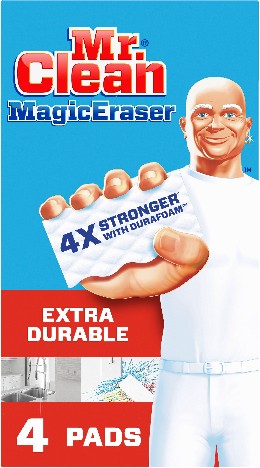 Magic Eraser Extra Durable Melamine Sponge 4 -Pack