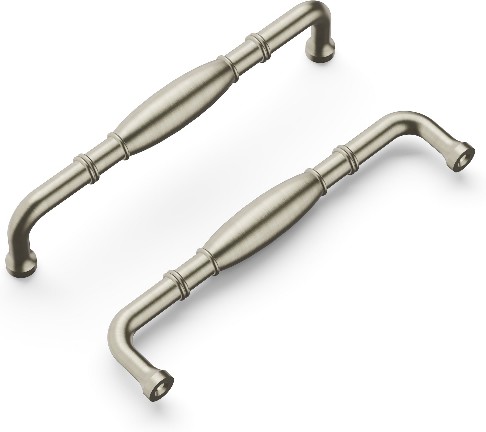 Williamsburg 5-1/16-in , 128mm Center to Center Satin Nickel Arch Handle Drawer Pulls 10 -Pack