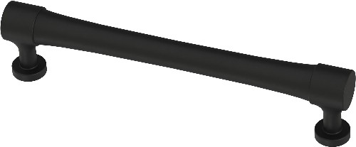 Siri 5-1/16-in , 128mm Center to Center Matte Black Arch Bar Drawer Pulls