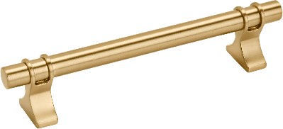 Davenport 5-1/16-in , 128mm Center to Center Champagne Bronze Cylindrical Bar Drawer Pull