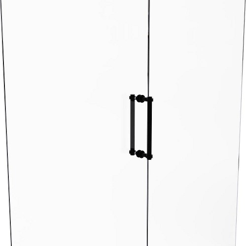 Matte black 12-in Hinged shower door Handle