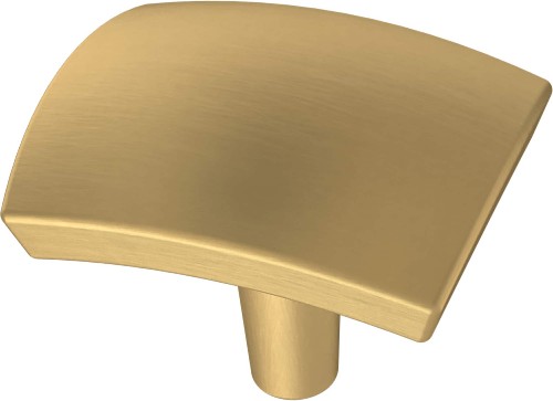 Amelia 1-7/16-in Modern Gold (BrushedBrass LWS) Rectangular Modern Cabinet Knob