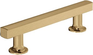 Everett 3-3/4-in , 96mm Center to Center Champagne Bronze Rectangular Bar Drawer Pull