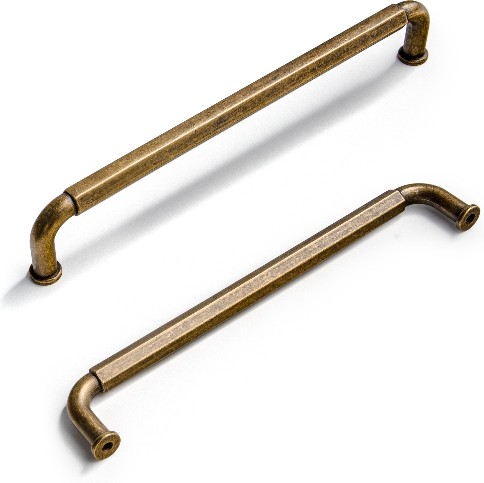 5-1/16-in , 128mm Center to Center Antique Brass Cylindrical Handle Drawer Pull 6 -Pack