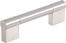 Avellino 3-3/4-in , 96mm Center to Center Brushed Nickel Cylindrical Handle Drawer Pull