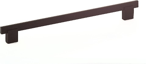 Madison 10-1/8-in , 256mm Center to Center Matte Black Rectangular Handle Drawer Pulls