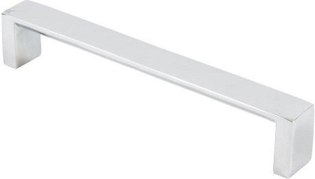 Pulls 6-in , 160mm Center to Center Polished Chrome Dual Mount Rectangular Handle Drawer Pulls