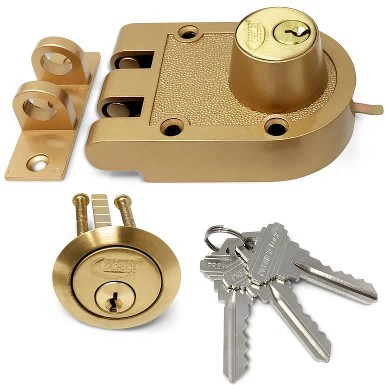 Laquered Bronze Double Cylinder Deadbolt