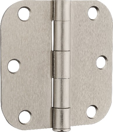 3-in H x 5/8-in Radius Silver Mortise Interior Door Hinge