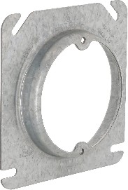 1 -Gang Square Gray Metal Electrical Box Cover