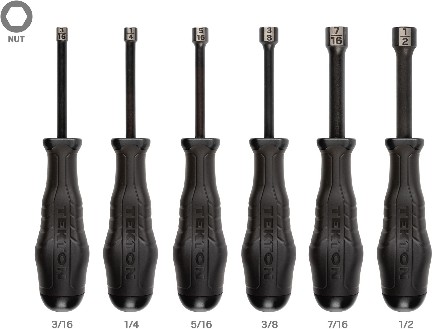 6 -Piece Standard (SAE) Hex Nut Driver Set