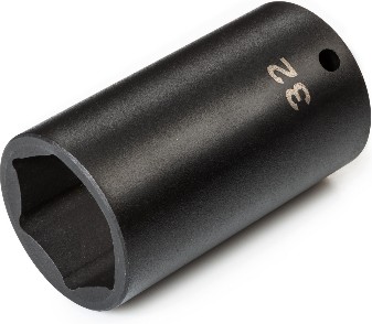 Metric 1/2-in Drive 32mm 6-point Impact Socket Individual