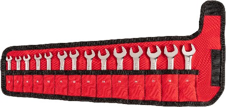 14 -Piece Set 12-point Metric Standard Combination Wrench Includes Soft Case
