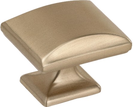 Candler 1-1/2-in Golden Champagne Rectangular Transitional Cabinet Knob