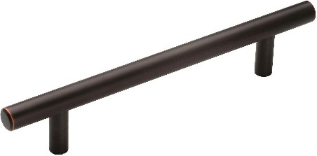 Bar Pulls 10-Pack 5-1/16-in Center to Center Oil Rubbed Bronze Cylindrical Bar Drawer Pulls