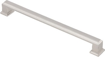 Roma series 7-1/2-in , 192mm Center to Center Brushed nickel Rectangular Bar Drawer Pull 20 -Pack