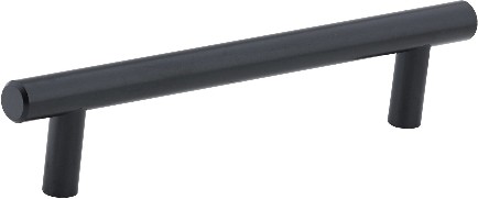 Roosevelt 5-1/16-in , 128mm Center to Center Matte Black Cylindrical Handle Drawer Pull