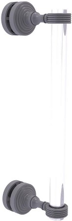 Gray 12-Inches Hinged shower door Handle