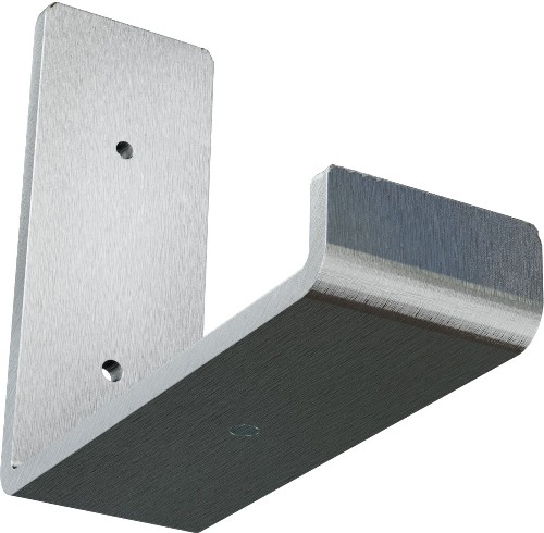 Steel Hanging Shelf 6-in x 2-in x 5-in Stainless steel Steel Wall bracket