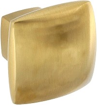 Boise 1-1/4-in Satin Brass Square Transitional Cabinet Knob