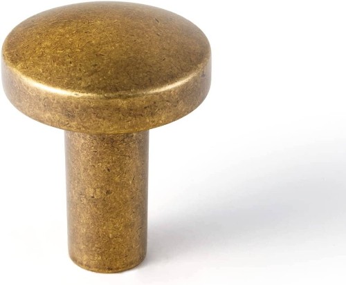 1-in Antique Brass Novelty Classic Cabinet Knob 6 -Pack