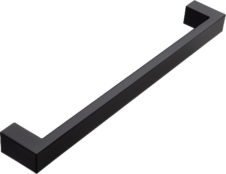 Architectural 12-in , 305mm Center to Center Matte Black Rectangular Bar Appliance Drawer Pulls