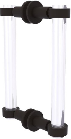 Oil-rubbed bronze 8-in Hinged shower door Handle