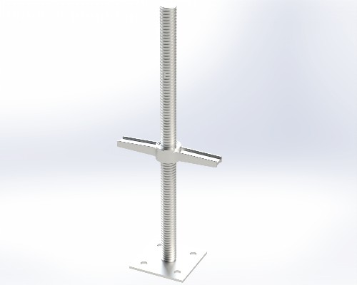 Adjustable Steel Leveling jack For Scaffolding