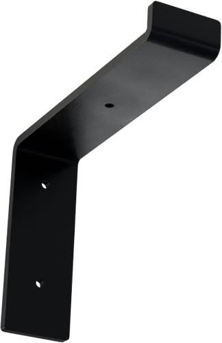 Steel Truss Shelf 8-in x 2-in x 6.75-in Black Steel Mounting bracket
