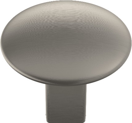 Riva 1-1/4-in Satin Nickel Round Contemporary Cabinet Knob
