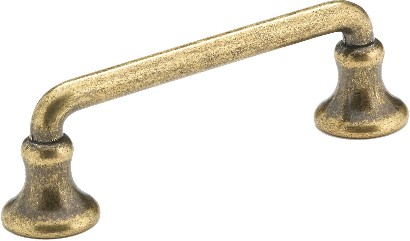 Toulon 3-in , 76mm Center to Center Regency Brass Cylindrical Handle Drawer Pull