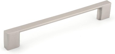 5-1/16-in , 128mm Center to Center Brushed Nickel Rectangular Handle Drawer Pulls