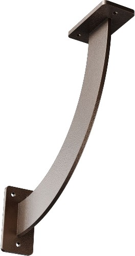 Bradford 11-in x 2-in x 11-in Bronze Steel Countertop support bracket