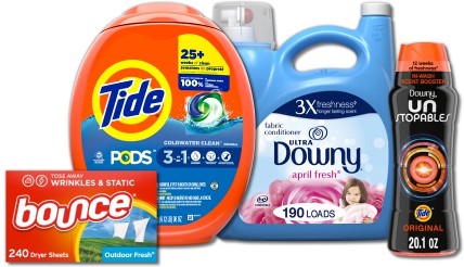 Clean Laundry - Tide Pods, Fabric Softener, & Dryer Sheets