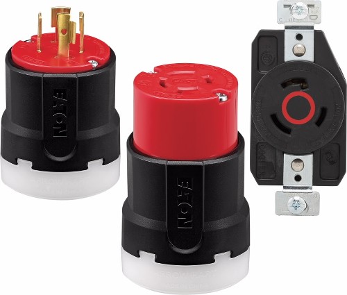 Arrow Hart Color Coded 30-Amp 3-phase 277/480V NEMA L19-30 Locking Devices