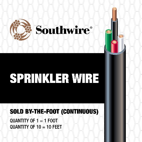 18 / 4 Solid Sprinkler Wire ( By-the-foot )