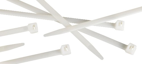 36-in Nylon Zip ties White ( 25 -Pack)