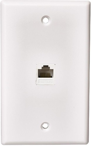 0.102-ft Cat 5e cat 6 White Ethernet Cable Blister card