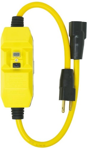 2-ft 14 / 3 Medium Duty 3 Prong Yellow Indoor/Outdoor Extension Power Cord