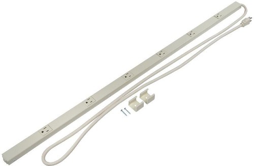 3-ft 6 -Outlet Indoor Off-white Power Strip
