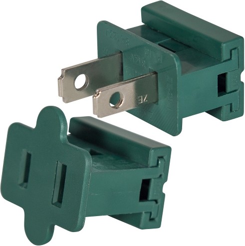 125-Volt NEMA Watertight 2-wire Light-duty Plug, Green