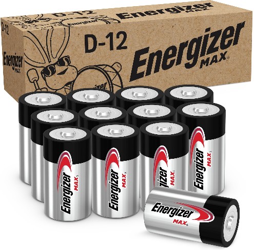 MAX Alkaline D Batteries ( 12 -Pack )
