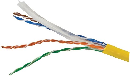 1000-ft Cat 6 Yellow Ethernet Cable Pull box