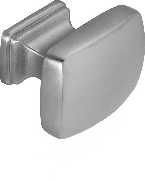 Grayson 1-1/4-in Satin Nickel Rectangular Traditional Cabinet Knob