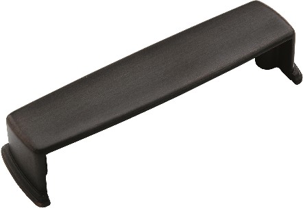 Kane 3-3/4-in , 96mm Center to Center Black Bronze Rectangular Cup Drawer Pull