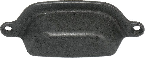 Riverstone 6-in , 152mm Center to Center Oil Rubbed Bronze Rectangular Cup Drawer Pull