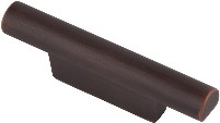 Metro 1-1/4-in , 32mm Center to Center Satin Copper Cylindrical Bar Drawer Pulls